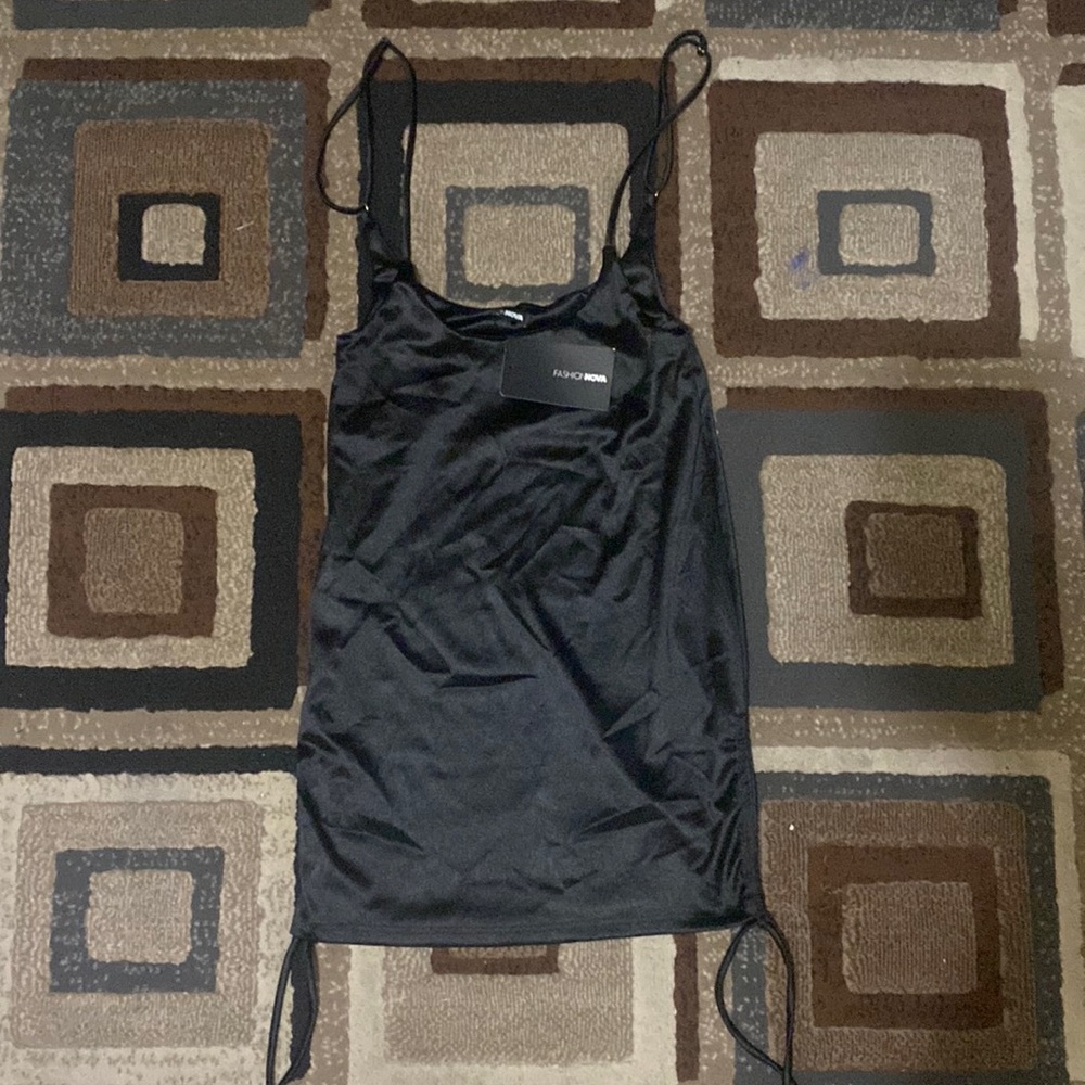 Fashion Nova Black Skirtall Size Medium